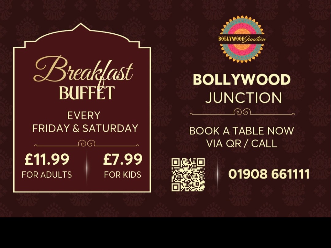 Best Indian Breakfast Buffet in Milton Keynes – Only at Bollywood Junction Best Indian Breakfast Buffet in Milton Keynes – Only at Bollywood Junction
